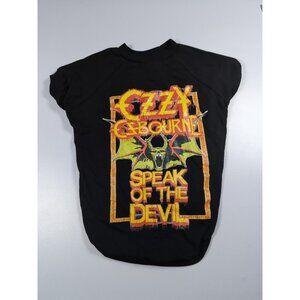 Ozzy Osbourne Speak Of The Devil Top Paw Pet Outfit Shirt Size Large